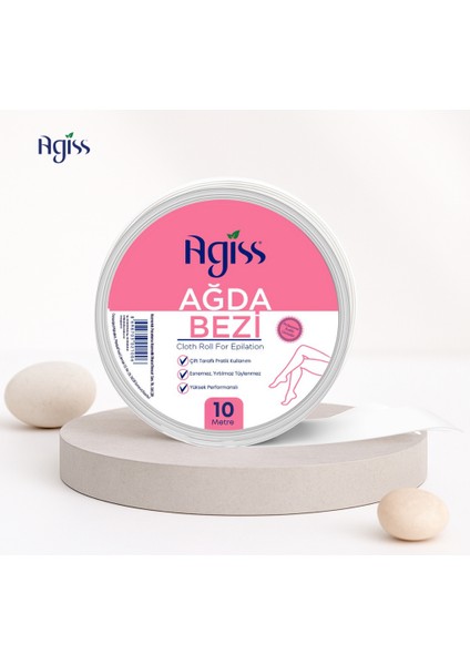 s 2 Adet s Sir Ağda Bezi 10 Metre Rulo