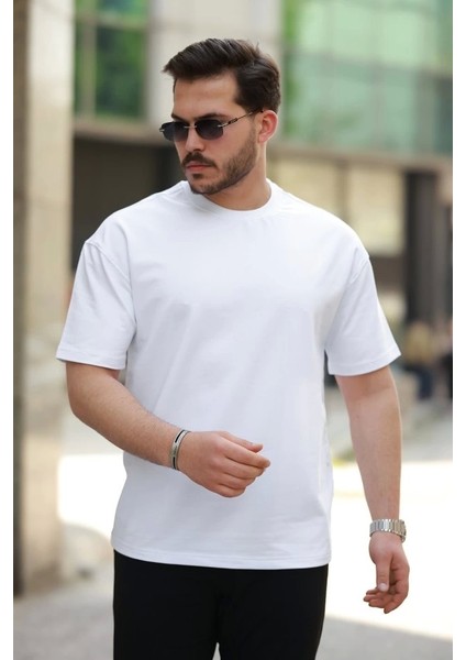 Erkek Kısa Kollu Basic Oversize Tshirt