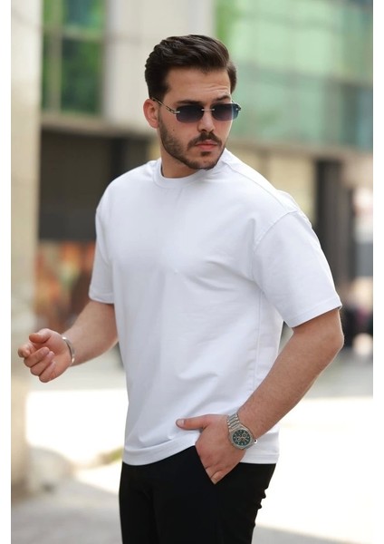 Erkek Kısa Kollu Basic Oversize Tshirt fiyatları