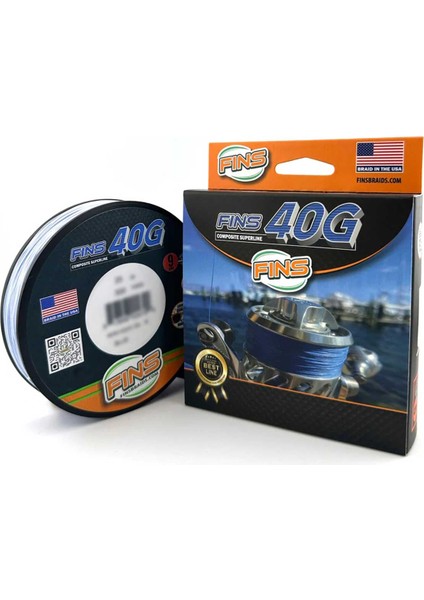 40G Örgü Ip Misina Mavi 137 Metre (Made In Usa)
