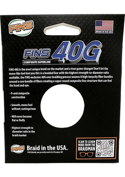 40G Örgü Ip Misina Mavi 137 Metre (Made In Usa)