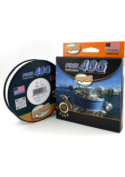 40G Örgü Ip Misina Beyaz 137 Metre (Made In Usa)