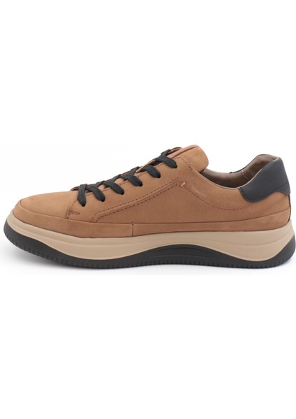 2491 Taba Nubuk Hakiki Deri Günlük Erkek Ayakkabı modelleri