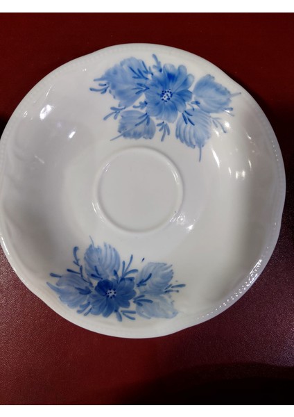 Beyaz Porselen El Boyama Türk Kahve Fincan Tepsi 2 Kişilik Set fiyatları