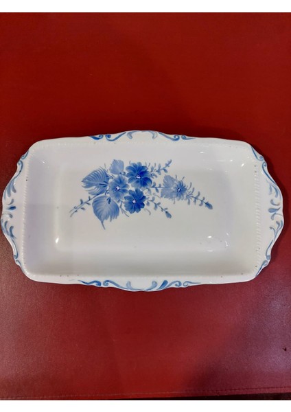 Beyaz Porselen El Boyama Türk Kahve Fincan Tepsi 2 Kişilik Set modelleri