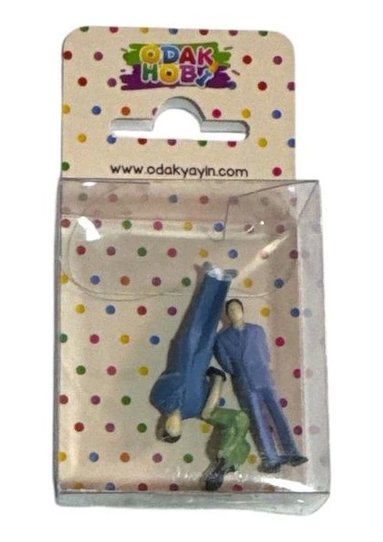 1/50 Boyalı Insan Modeli - Tekli