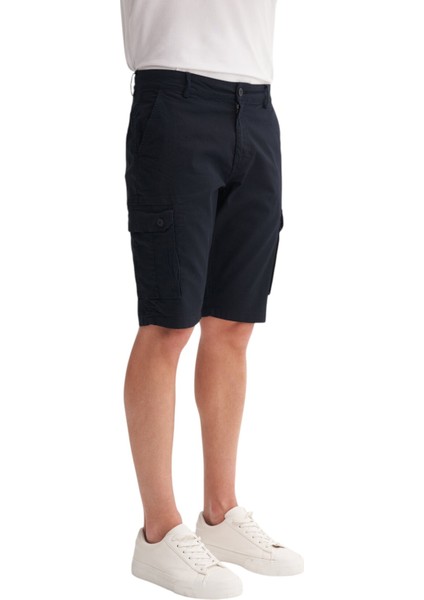 Bermuda Fit Kargo Şort