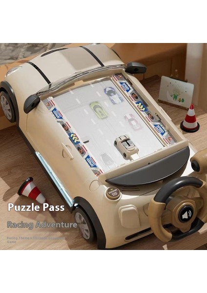 Konsantrasyon Eğitimi Araba Direksiyonu Çocuk Puzzle Masaüstü Oyunu Oyuncaklar Yarış Arabası Atılım Macerası (Yurt Dışından)