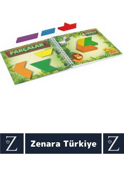 Eğitici Dikkat Hafıza Mantıksal Düşünme Problem Çözme Becerisi Geliştirici Eğlenceli Banzuki Jungle