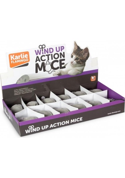 Kurmalı Fare 5 Cm 12 Li