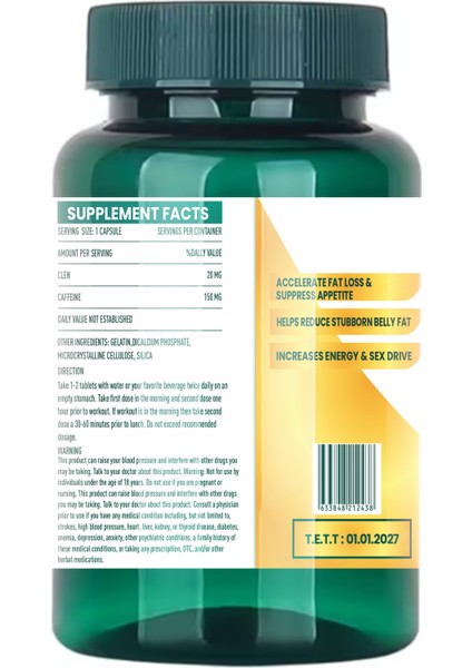 Clen Imperiumpharma 100 Tablet fiyatları