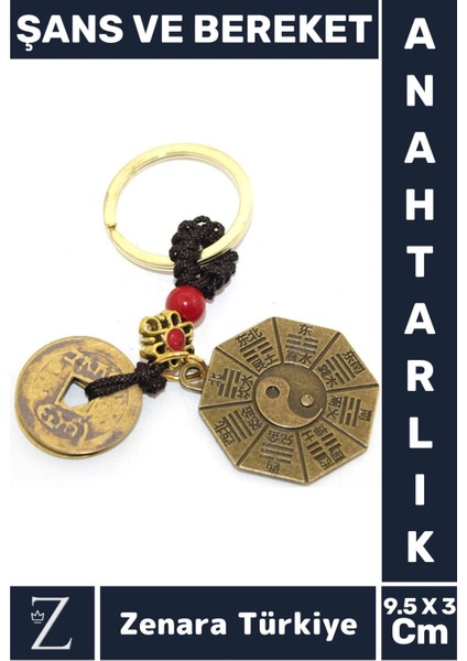 Özel Model Yüksek Kaliteli Dayanıklı Dekoratif Şık Özel Gün Hediyelik Şans ve Bereket Anahtarlık