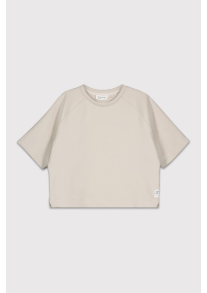 Boxy Fit Reglan Kol Tshirt