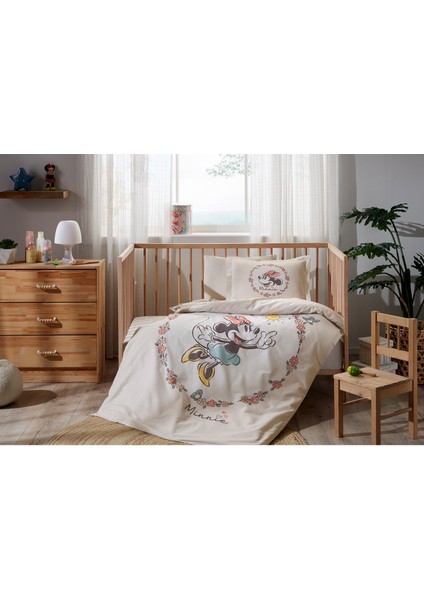 Minnie Mouse Sunshine Disney Lisanslı Bebek Nevresim Takımı fırsatları