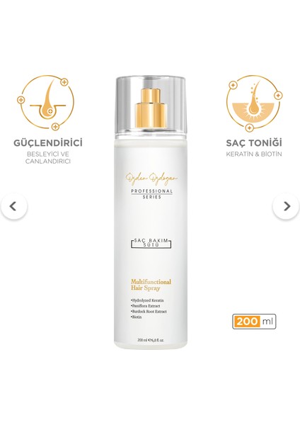 Güçlendirici, Besleyici ve Onarıcı Saç Toniği Keratin & Biotin 200 ml