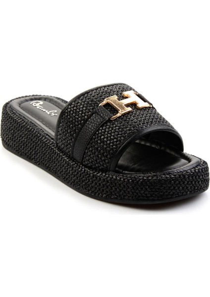 Siyah Kadın Terlik K04156011528 modelleri