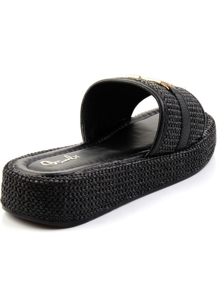 Siyah Kadın Terlik K04156011528 fırsatları