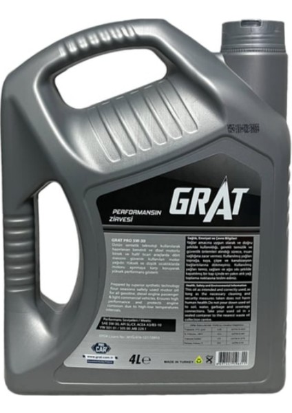 Pro 5W-30 Tam Sentetik Motor Yağı 4 Litre fiyatları