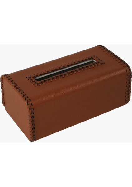 Dikdörtgen Peçetelik Kahverengi 24.5X13.5X10CM