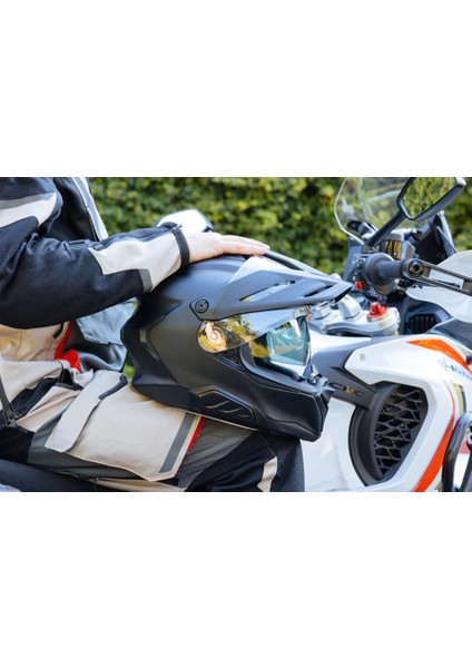 RPHA60 Quid Mc5 Kapalı Motosiklet Kaskı Siyah Gri