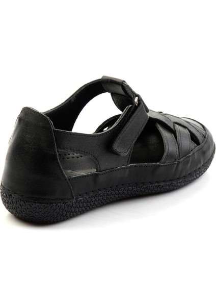 Siyah Leather Kadın Sandalet K05303100003 modelleri