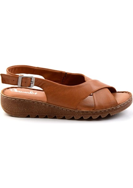 Taba Leather Kadın Sandalet K05087404103