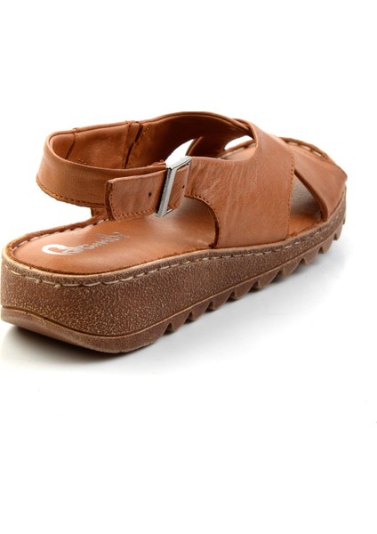 Taba Leather Kadın Sandalet K05087404103 modelleri