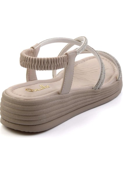 Bej Kadın Sandalet K05823022909 modelleri
