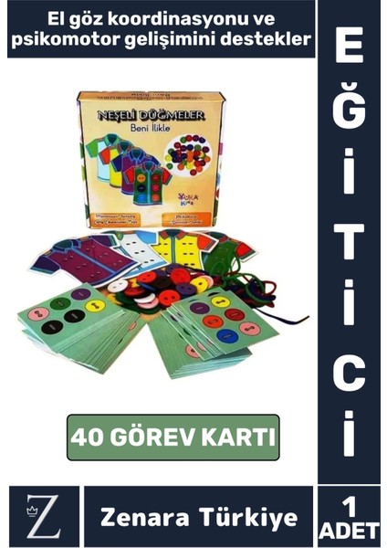 Eğitici Görsel Algı El-Göz Koordinasyonu Beceri Geliştirici Eğlenceli Çocuk Oyun Neşeli Düğmeler