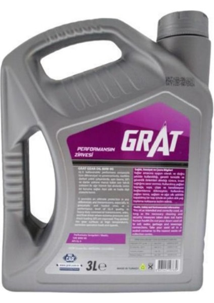 Gear 80W-90 Şanzıman ve Diferansiyel Yağ 3 Litre fiyatları
