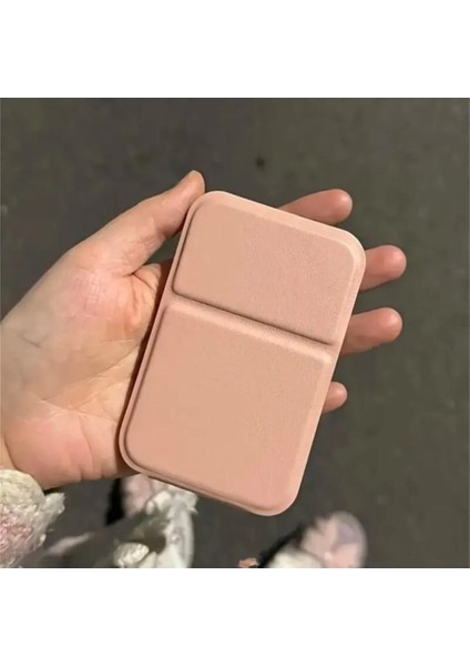 Makyaj Aynası Taşınabilir Deri Kılıflı Mini Cep Katlanabilir Makyaj Aynası