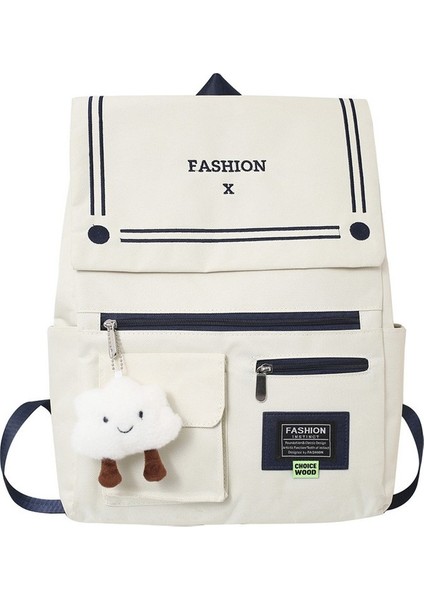 Zethus Yeni Uni Sırt Çantası Ins Japon Kore Kolej Tarzı Okul Çantası Sevimli Tatlı Büyük Kapasiteli Okul Sırt Çantası (Yurt Dışından)