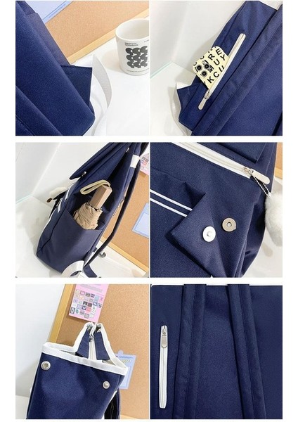 Zethus Yeni Uni Sırt Çantası Ins Japon Kore Kolej Tarzı Okul Çantası Sevimli Tatlı Büyük Kapasiteli Okul Sırt Çantası (Yurt Dışından) fırsatları