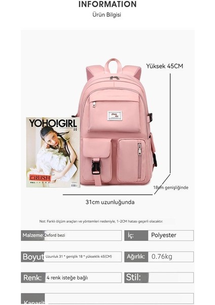 Zethus Yeni Uni Sırt Çantası Ins Rüzgar Harajuku Okul Çantası Kişilik Trendinin Kore Versiyonu Serin Okul Sırt Çantası Seyahat Spor Sırt Çantası (Yurt Dışından) indirimleri