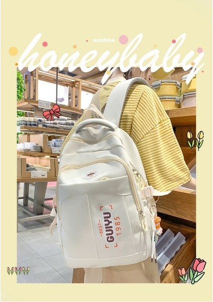 Lise Öğrencisi Okul Büyük Kapasiteli Ortaokul Kampüsü Sırt Sırt Çantası (Yurt Dışından) fırsatları