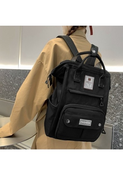 Okul Kadın Hafif Büyük Kapasiteli Öğrenci Sırt Açık Seyahat Eğlence Çantası (Yurt Dışından) fiyatları