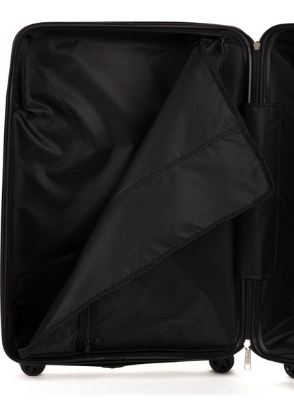 Abs Unisex Dalgalı 65CM Orta Boy Valiz FSL119