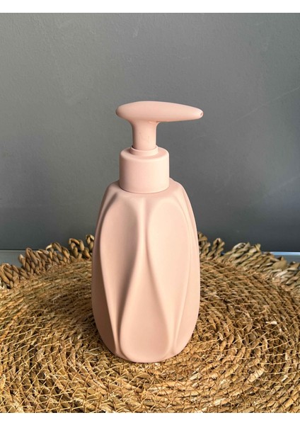 Bisian Porselen Sıvı Sabunluk Pembe