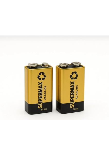 Süpermax Alkalin 9 Watt Pil 2 Adet