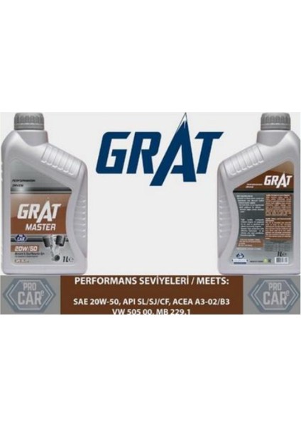 Master 20W-50 Dizel ve Benzinli Motor Yağ 1 Litre modelleri