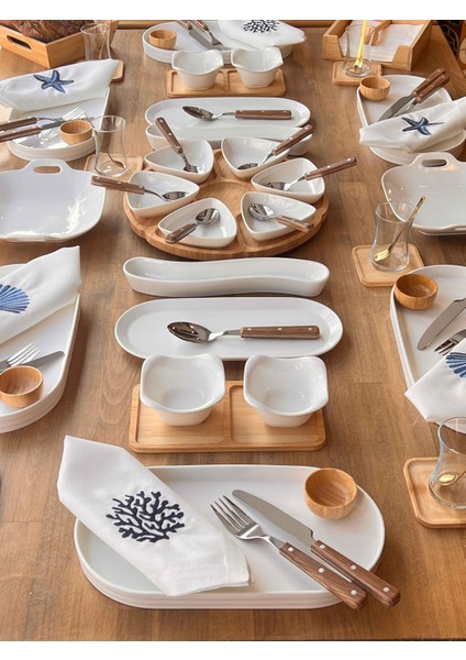 Kahvaltı Takımı Pure Marina 81 Parça 6 Kişilik