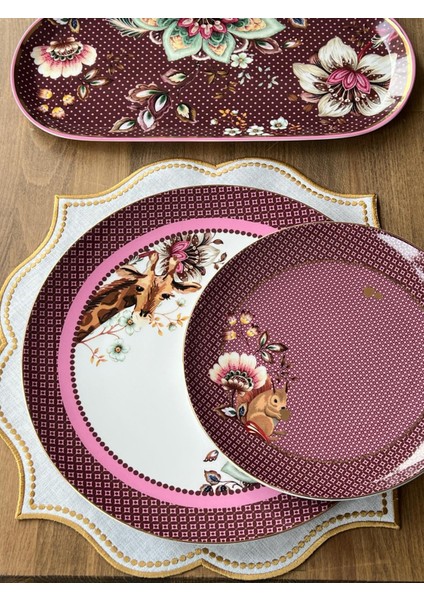 Kahvaltı Takımı Magenta 29 Parça 4 Kişilik