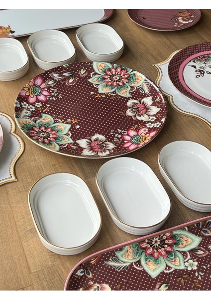 Kahvaltı Takımı Magenta 29 Parça 4 Kişilik