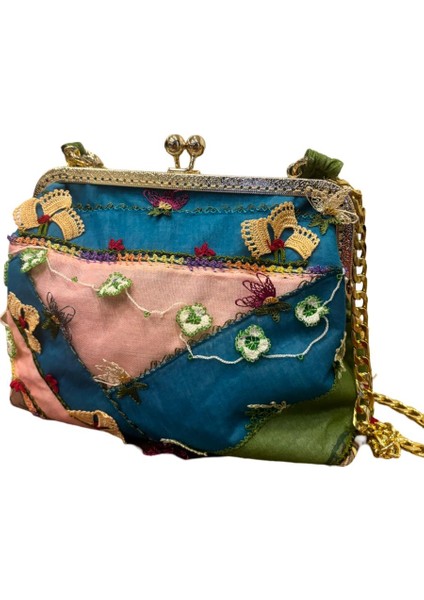 Iğne Oyası Detaylı Tasarım Burslu Çanta modelleri