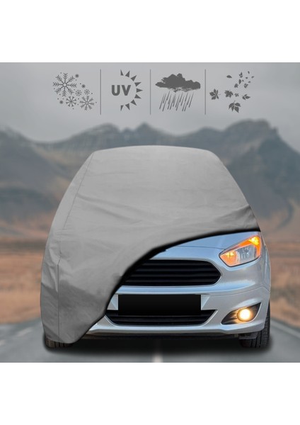 Ford Tourneo Courier (2014 - ) Oto Branda Su Geçirmez Miflonlu Araba Brandası Klipsli Araba Çadırı