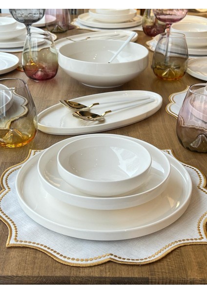 Yemek Takımı Modern Sade 50 Parça 6 Kişilik indirimleri