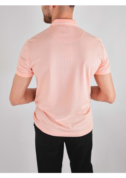Fermuarlı Pembe Yakalı Tshirt fiyatları