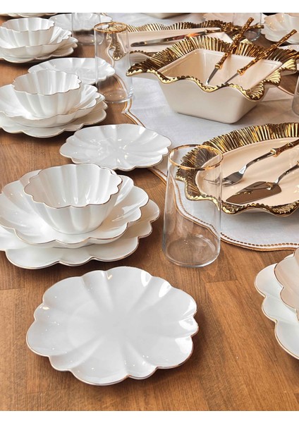 Yemek Takımı Daisy Lace 72 Prç 12 Kişilik