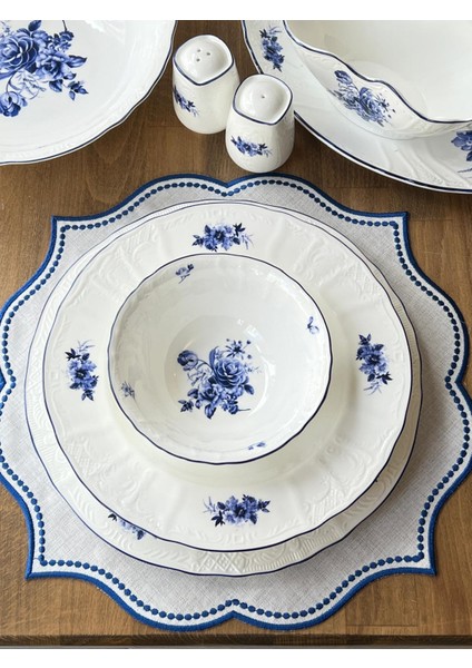 Yemek Takımı Blue Garden 62 Parça 12 Kişilik indirimleri