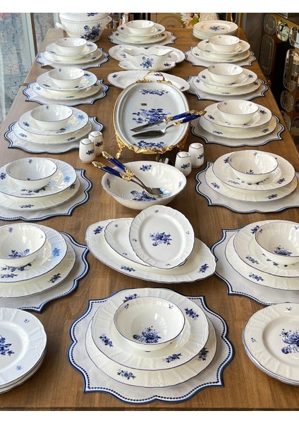Yemek Takımı Blue Garden 79 Parça 12 Kişilik